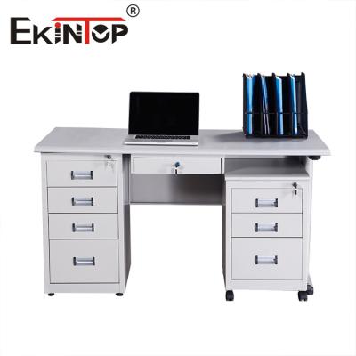 China (Height) Ekintop adjustable small computer desk smart table with drawer for sale