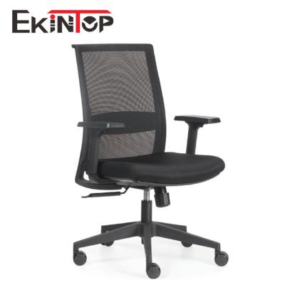 China Ekintop Hot Selling Cheap Mesh High Swivel Office Chair Task Chair Lumbar Support Industrial Back Rotation Ergonomic Chair for sale