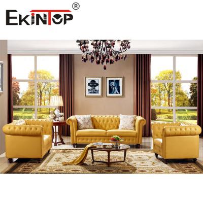 China Convertible Ekintop European Sofa Set Furniture Luxury Couches Living Room Set Sofas for sale