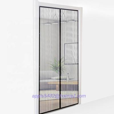 China Anti Insects Insect Mosquito Net Fly Screen Door Folded Magnetic Mesh Door Screens Curtain for sale