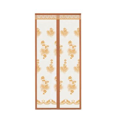 China Anti Mosquito Folded Decorative Magnetic Door Curtains For Living Room for sale