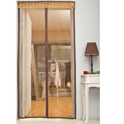 China Magnetic Self-Close Mosquito Door Inner Screen Mesh Folded Magnetic Door Curtain Screen for sale