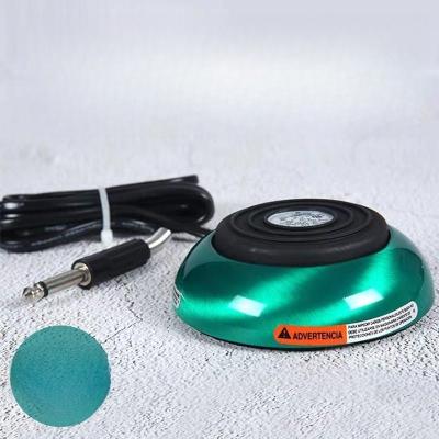 China Easy Hot Sale Tattoo Equipment Tattoo Switch Silicone Wire Stainless Steel Tattoo Foot Pedal for sale