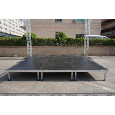 China Adjustable Legs China Customized Aluminum Lighting Truss Stage For Sale for sale