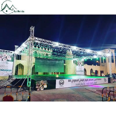 China Hot Selling Event Technology Trade Show Construction Cheap Used Lighting Aluminum Stage Truss System For Event for sale