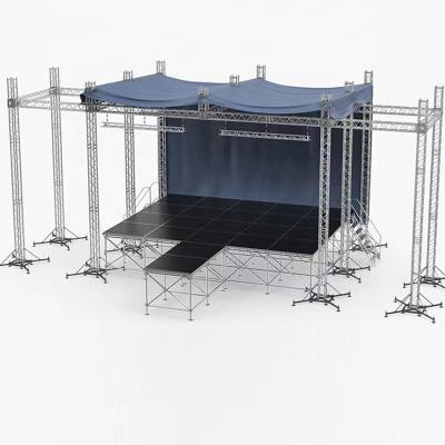 China Hot Sale 300*300mm Heavy Duty Event Technology Trade Show Construction Aluminum Spigot Box Truss For Sale for sale