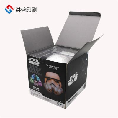 China Recycled Kraft Paper Matt Lamination Black Packaging Boxes Custom Printing Recyclable Art Paper Box for sale