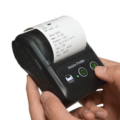 China Lazada and Shopee Black and White Hot Sale 58mm Mini Date Printer Thermal Paper Portable Printer for Phone Connecting for sale