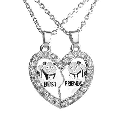 China Europe and America Low Moq Initial Locket Female Necklace Heart Pendant Charms Jewelry Making for sale