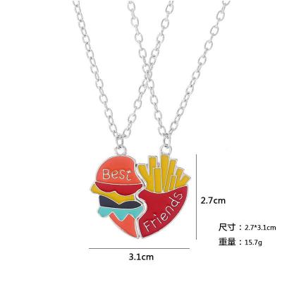 China Europe and America Low Moq Diy Available China Import Vintage Heart Pendant Necklace Jewelry Custom for sale