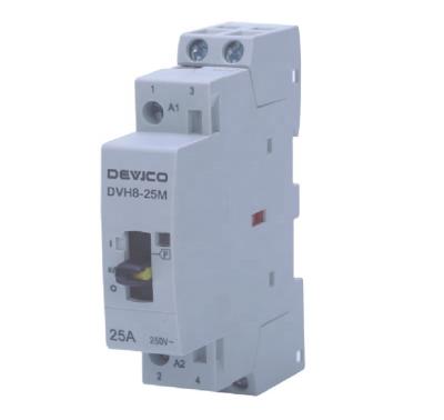 China Modular Household Contactor 1P 2P 3P 4P Electrical Circuit Home Use AC Contactors DVH8 DVH8 for sale