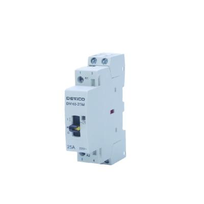 China Household High Quality Contactor 1P 2P 3P 4P Modular Electric Circuit Home Use AC Contactors DVH8 DVH8-25 for sale