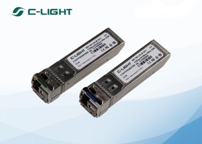 China SFP 10G BIDI Optical Transceiver Tx 1270nm Bidirectional Modules 2km for sale