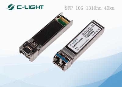 중국 1310nm 10G SFP 송수신기 40km 광학적인 단위 싱글모드 섬유 판매용