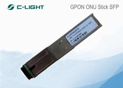 Chine Portée optique du terminal de réseau ONU 1.25G Tx 1310NM 1.25G/2.5G 20Km à vendre