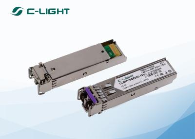 China Conector dos módulos 1510nm 1.25Gb/s LC Dulplex de Cisco SFP da fibra do único modo à venda