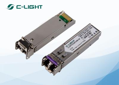 중국 2.5G CWDM Cisco 호환성 SFP 단위 1490nm/LC 광학적인 송수신기 판매용