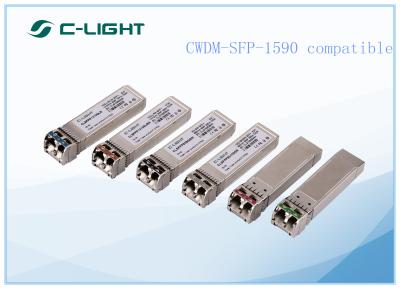 China de zendontvanger van 1.25G cwdm-SFP-1590 SFP CWDM/de Compatibele SFP Modules van Cisco Te koop