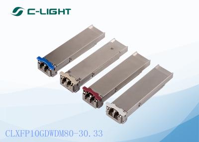 中国 DWDM XFP 10G 1530.33nm 80km の 10GBASE トランシーバー 販売のため