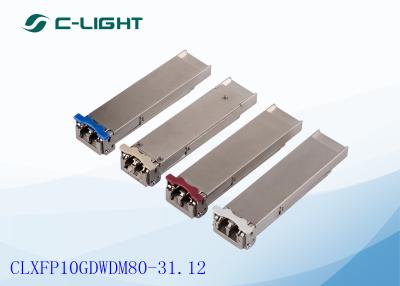 中国 DWDM XFP 10G 1531.12nm 80km の 10GBASE トランシーバー 販売のため