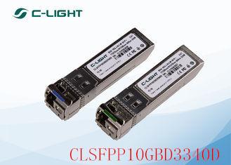 China Single Mode BIDI Optical Transceiver / 10G Fiber Channel 40Km for sale