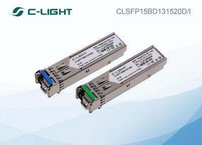 中国 SFP BIDI の光学トランシーバー モジュール、LC Dulplex の銅 SFP モジュール 販売のため