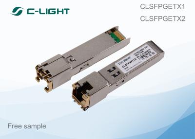 China RJ45 100m de Modules van CISCO SFP 100M/1000M TX2 met SGMII-interface Te koop