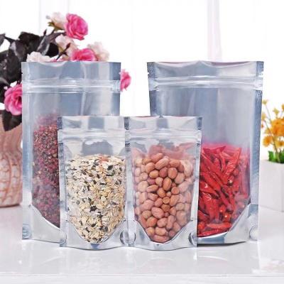 China Moisture Proof Mylar Bags Resealable Ziplock Stand Up Food Storage Bag for sale