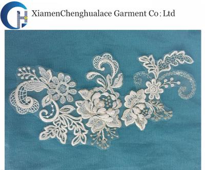 China Viable wedding dress embroidered lace for bridal, embroidery lace fabric, embroidery lace for sale