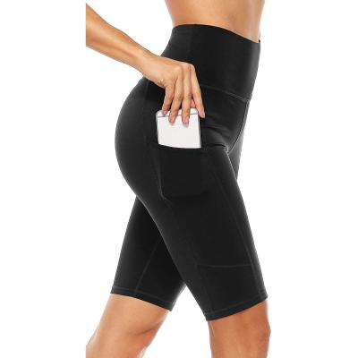 China 2021 Fashion Anti-UV Custom Private Label None Front Line Stretchy Gym High Waisted Ribbed Womens Biker Abbreviations for sale