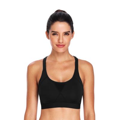 China Wholesale Antibacterial Ladies Refine Bra Pink Black Women Fitness Yoga Sports Seamless Bra for sale