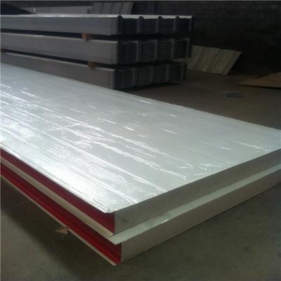 China New Waterproof Building Galvanized Tata 0.4mm Color Roofing With Insulated Styrofoam for sale