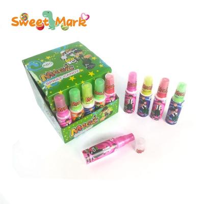 China Halal Sweet Magic Fruity Liquid Candy Candy Super Spray Candy JB022 for sale