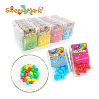 China Normal Bottle Packing Jelly Beans Candy Rainbow Sweet Candy for sale