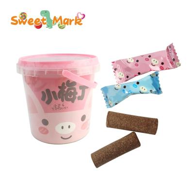 China Natural Hot Sale Sour Strip Candy Sweets Tablet Candy for sale