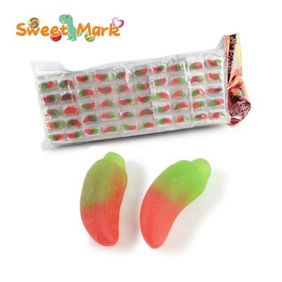 China Natural Shape Halal Gummy Pepper Chew Candy Candy Soft Candy for sale