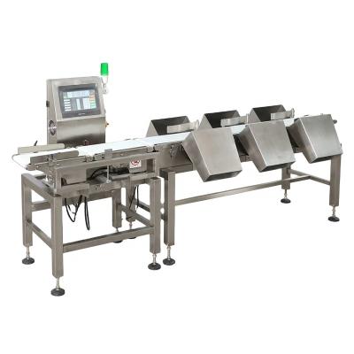 China Garment Shops Automatic Inline Check Weighing Using After Packing Machine Conveyor for sale