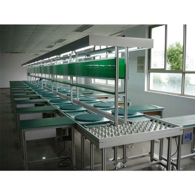 China Heat Resistant Line System Assembly Profile Conveyor Belt Line Customize Double Face Aluminum Factory MOTOR Gearbox for sale