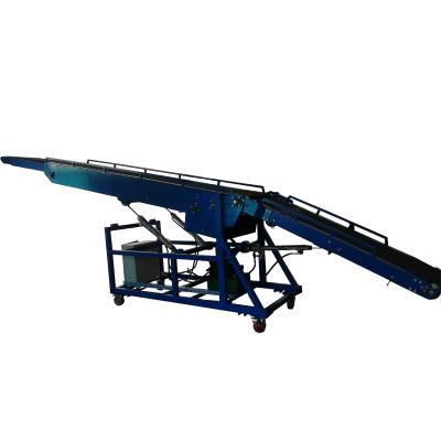 China PVC Belt Conveyor Small Conveyor Food Slope Belt Heat Resistant Telescopic Inclined Incline Conveyor for sale