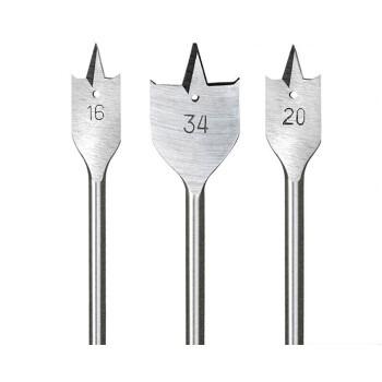 China Wood Drilling Made In China Straight Shank 6mm-55mm Flat Drill Bit Set Wood Drilling Flat Wood Drill Bit Set for sale