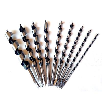 China Wood Drilling Wholesale High Carbon Steel  Hex Shank Spiral Thread Wood Twist Auger Drill Bits for sale