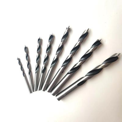 China Wood Drilling High Carbon Steel Half Ground Wood Brad Point Drill Bit for Wood Precision Drilling for sale