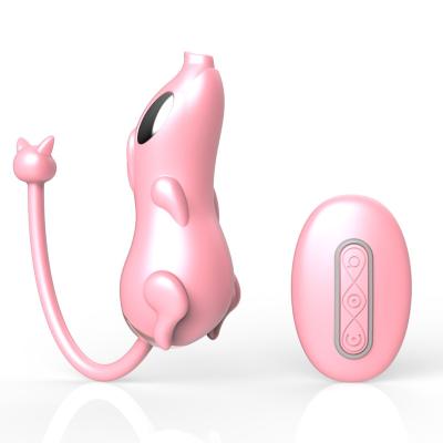 China ABS+Silica Dingfoo USB Rechargeable Egg Vibrator Jumping Pig Small Shape Electric Pulse Shock Sex Toys For Women for sale