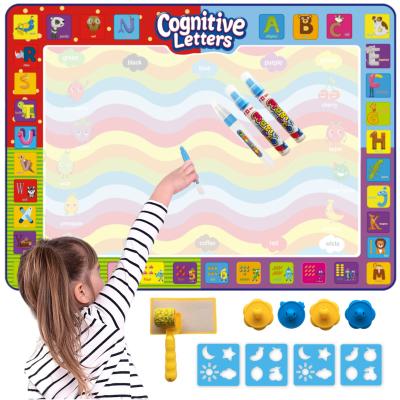 China ODM Educational Magic Water OEM Gifts 150*110cm Toys Aqua Doodle Play Painting Drawing Mat For Kids For Toddlers for sale