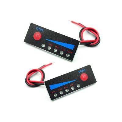 China See details 3.7V 2S/3S/4S Li-ion battery pack power indicator 12V1 car battery indicator board Anti-reverse connection for sale