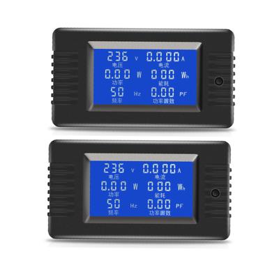 China See details AC digital display multifunction power monitor voltage current power meter frequency meter factor meter for sale