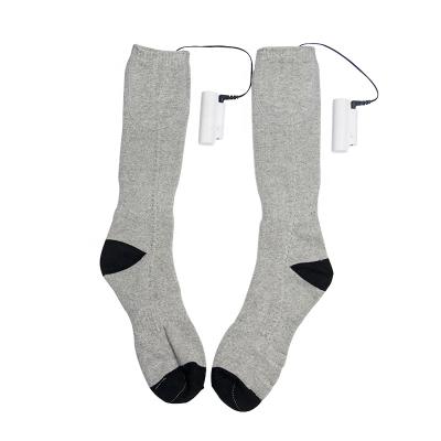 China Sporty Thermal Winter Rechargeable Battery Rechargeable Battery Winter Warm Cotton Skiing Passionate Socks for sale