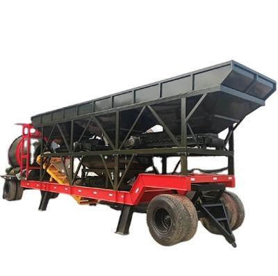 China Mobile Drum Concrete Batching Plant Self Loading Concrete Mixer for sale