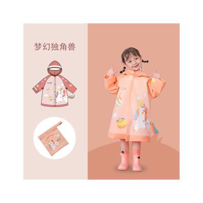 China Children Comfortable Casual Cloth Singlet Raincoat Polyester Waterproof Rain Coat for sale