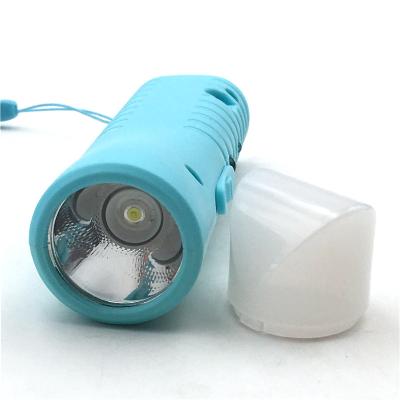 China USB Camping Flashlight Charging Camping Light With UV Light 18650 Battery Element for sale